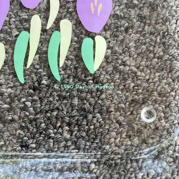 Dayton Hudson 1990 Tray and Pitcher Acrylic Flowers Vintage - Picture 4 of 13